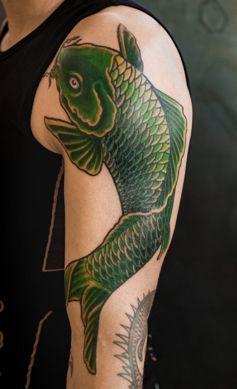 Japanisches Armtattoo - Coi von Besen - Wild At Heart