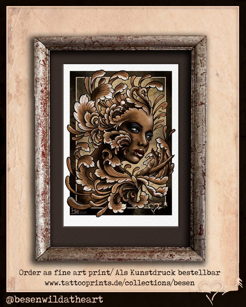 Woman Portrait Zeichnung Drawing